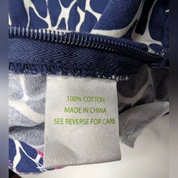 SEE DETAILS - Lilly Pulitzer Womens Size 8 Kristen Capri Cropped Navy Pants - Picture 5 of 15